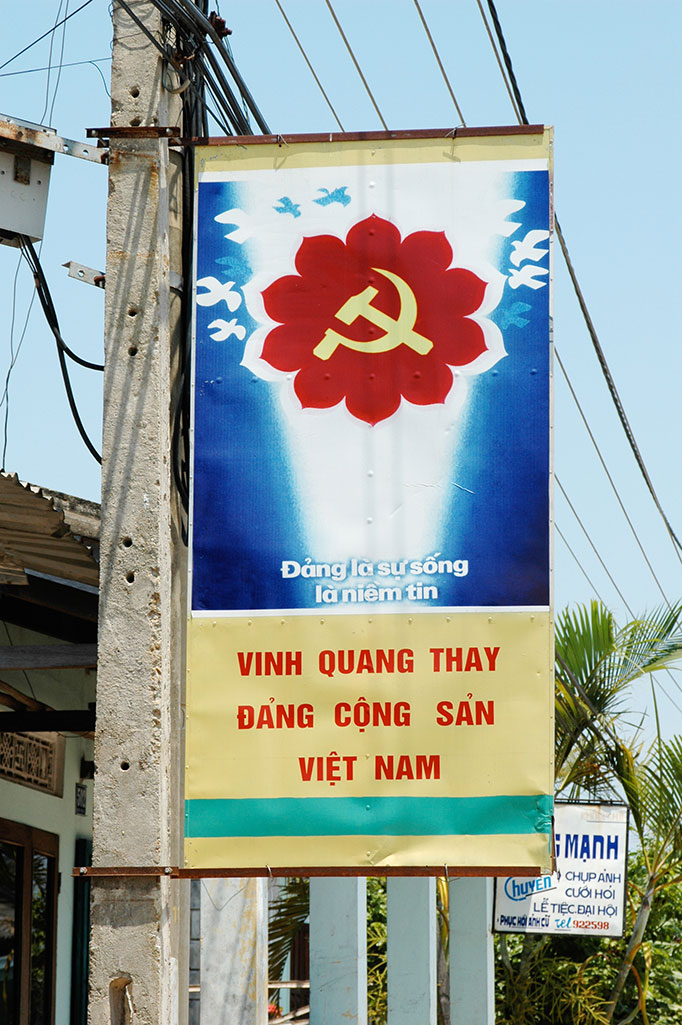 Foto Wahlplakat Vietnam