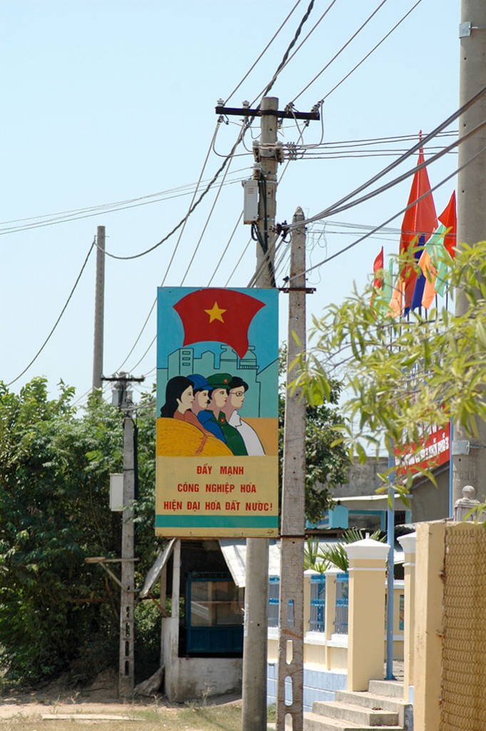 Foto Wahlplakat Vietnam