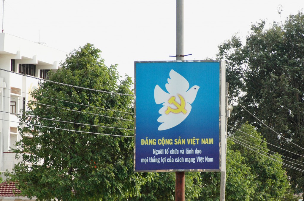 Foto Wahlplakat Vietnam