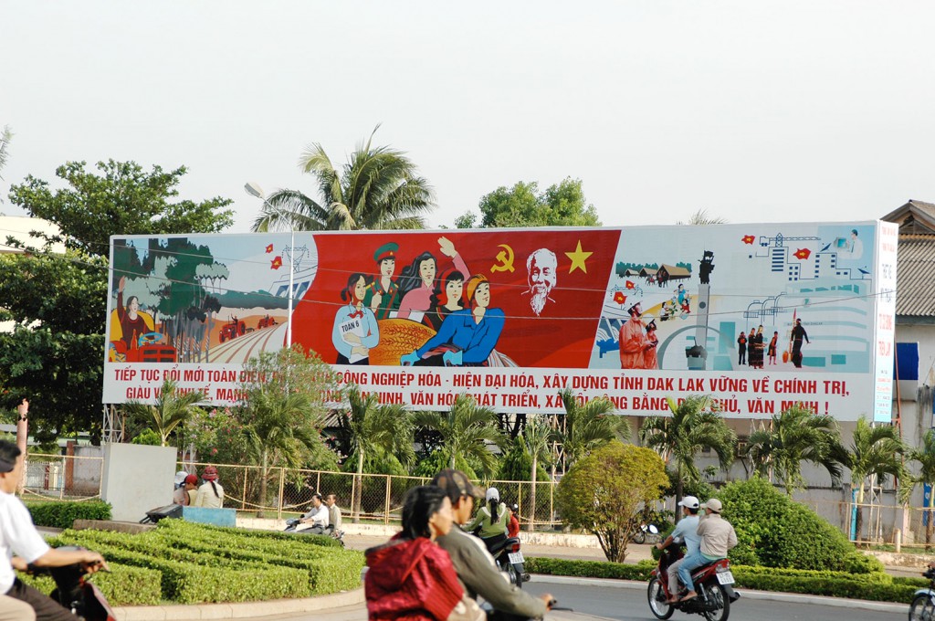 Foto Wahlplakat Vietnam