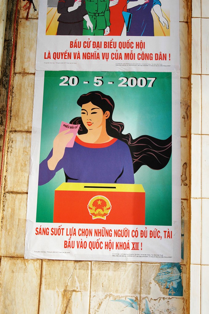 Foto Wahlplakat Vietnam 