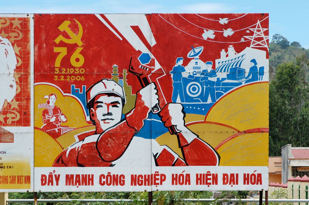 Foto Wahlplakat Vietnam