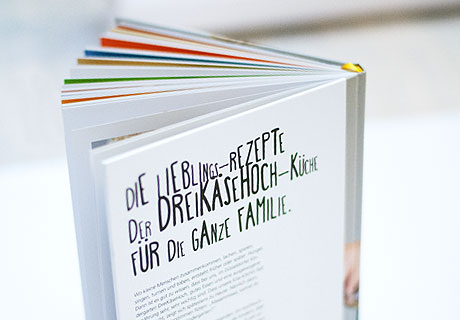 DreiKäseHoch Kochbuch Rückseite